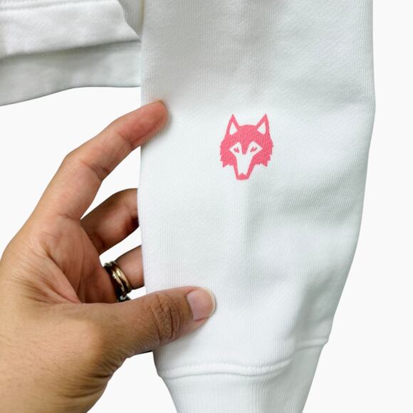 NWT Greyson Cropped‎ Crewneck Pink Flamingo Women’s Size Small $148 - Picture 8 of 11